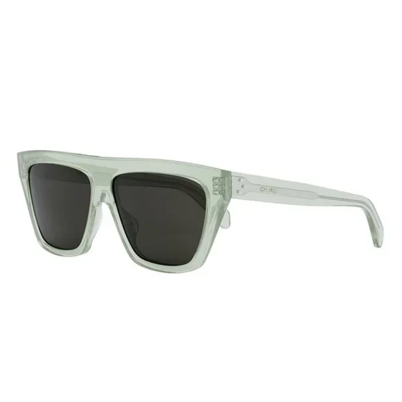 NWT SUNGLASSES CELINE UNISEX GREEN SQUARE EYEWEAR CELINE EYEWEAR Square-frame gold-tone sunglasses | NET-A-PORTER main image 3
